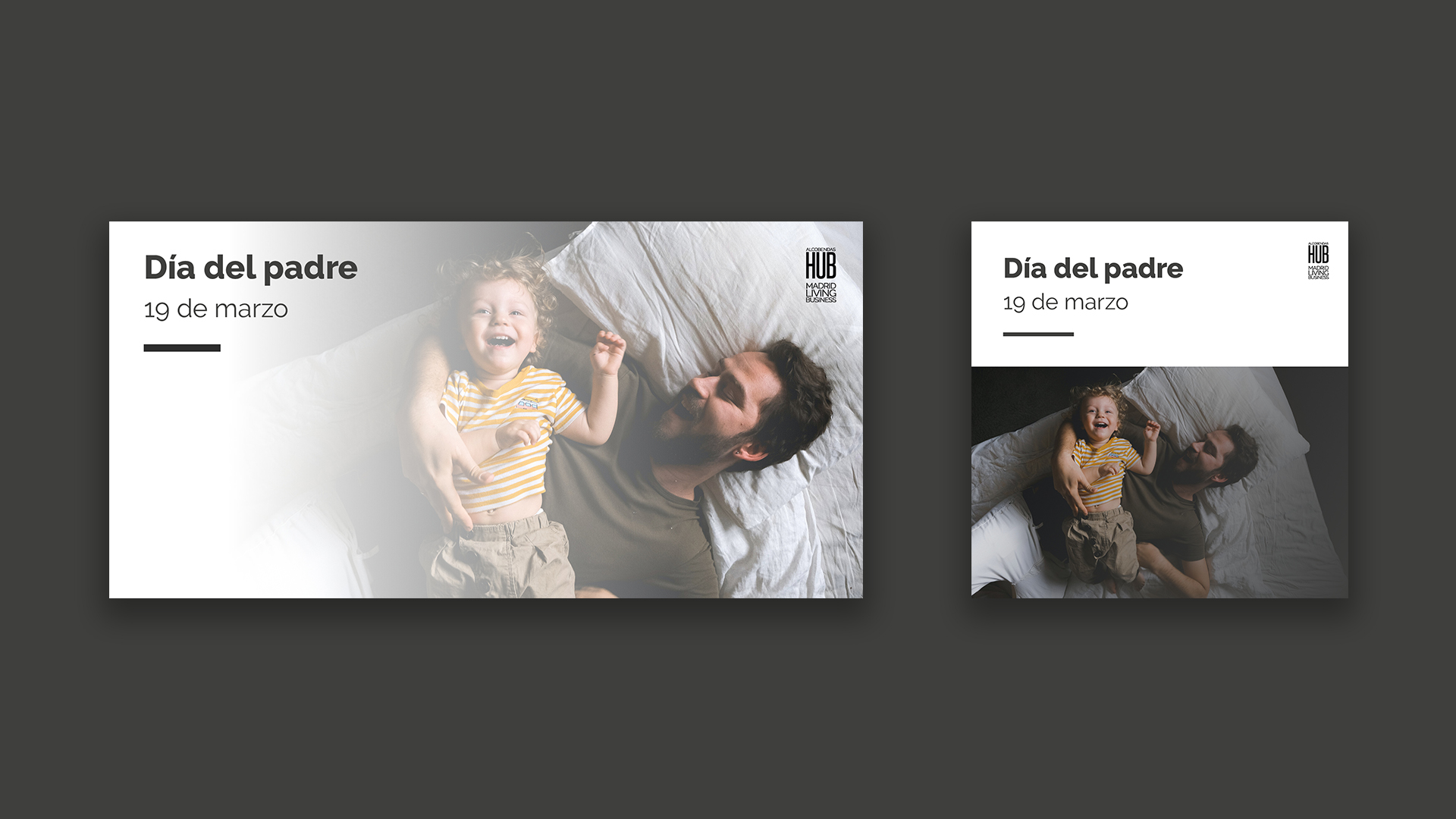 Creatividad para RRSS celebrando el día del padre