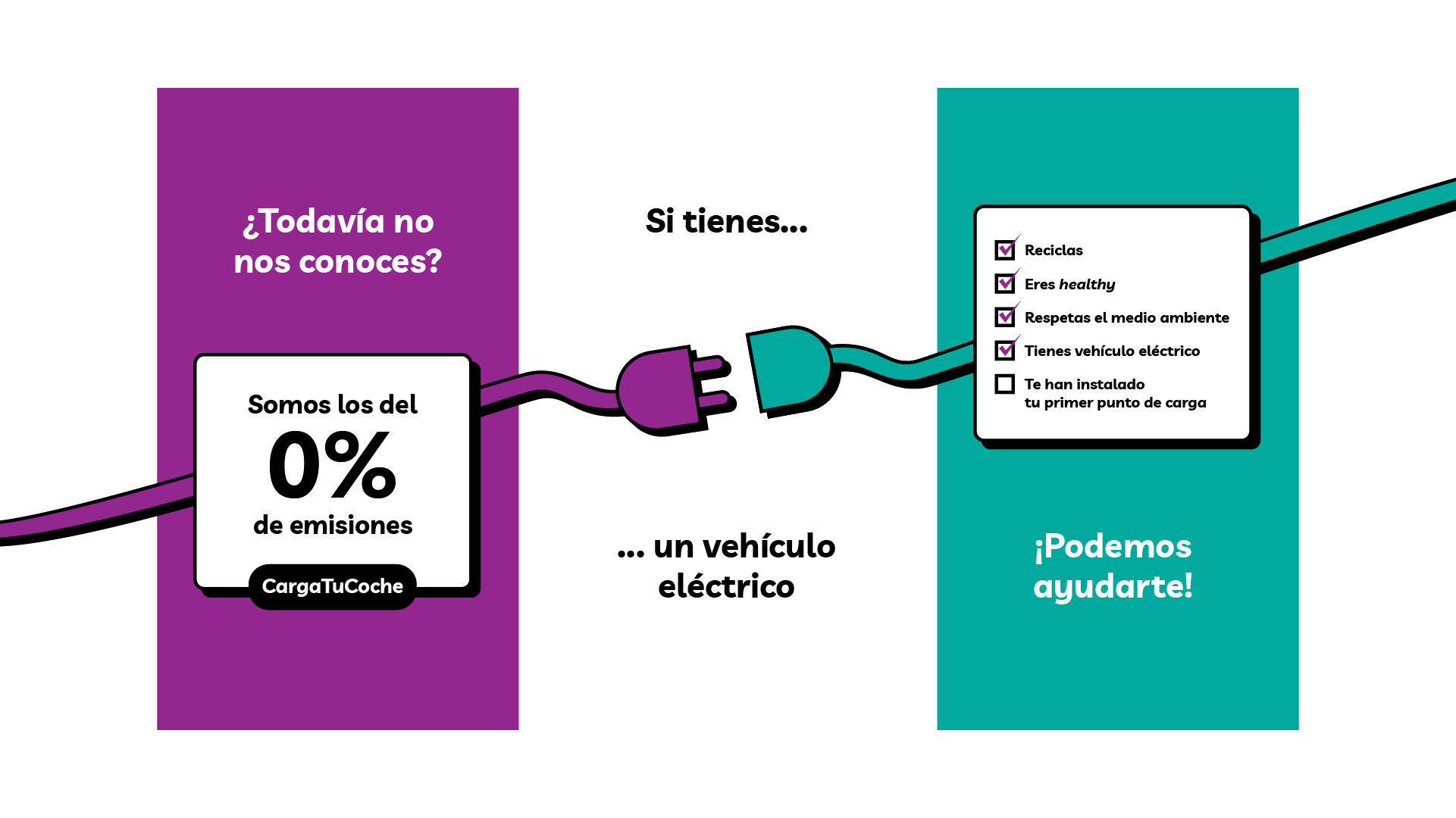 Publicaciones de CargaTuCoche diseñadas para stories de Instagram