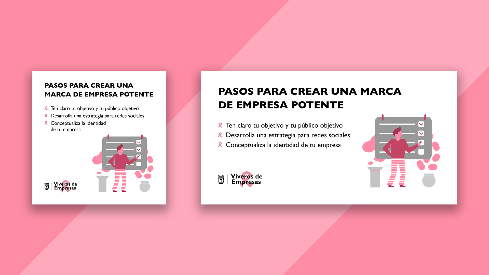 Creatividad para RRSS con datos de interés para la creación de una marca de empresa potente