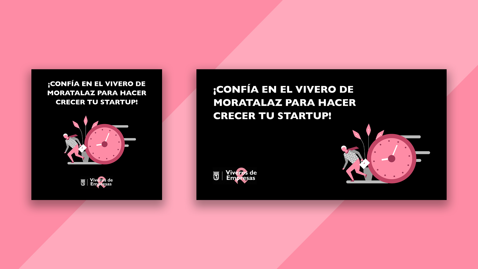 Creatividad para RRSS incentivando la unión de nuevas empresas al vivero