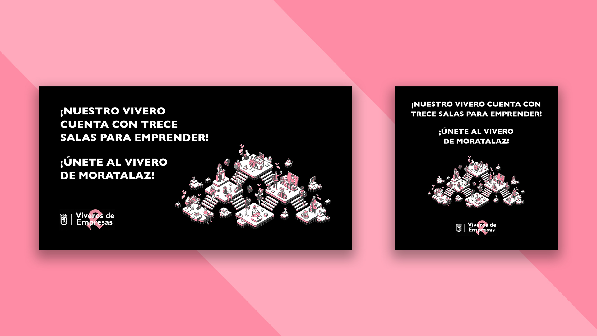 Creatividad para RRSS incentivando la unión de nuevas empresas al vivero